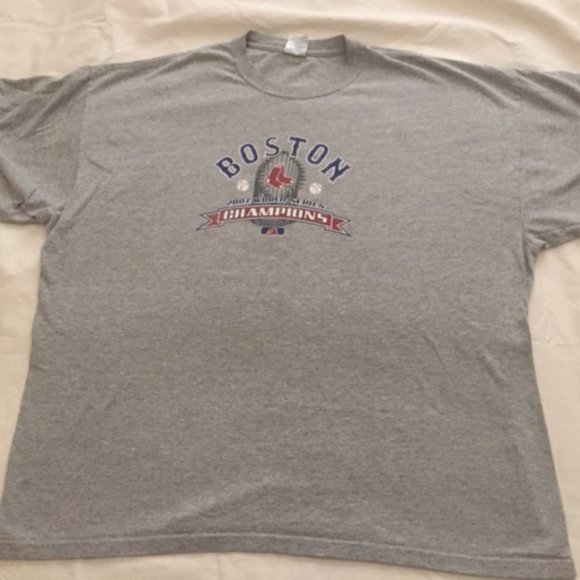 Boston Red Sox 2007 World Series Championship T Shirt Men's XXL - Picture 2 of 7